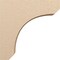 Ekena Millwork 9"W x 36"D x 36"H Thin Legacy Rough Cedar Woodgrain TimberThane Corbel, Primed Tan CORUR09X36X36LGYRCPR - alternate 4